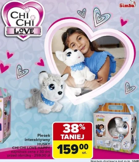 Interaktywny piesek Chi Chi