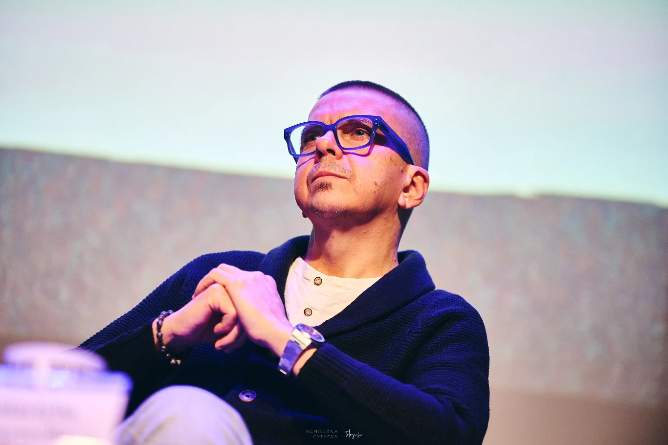 Marcin Wierzchosławski podczas 16. Festiwalu Kamera Akcja