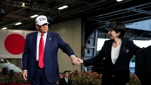 "Żelazna dama" Japonii oczarowała Trumpa. Dała mu trzy wyjątkowe prezenty