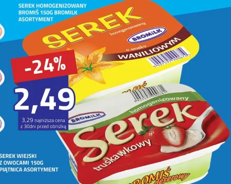 Serek homogenizowany Bromilk