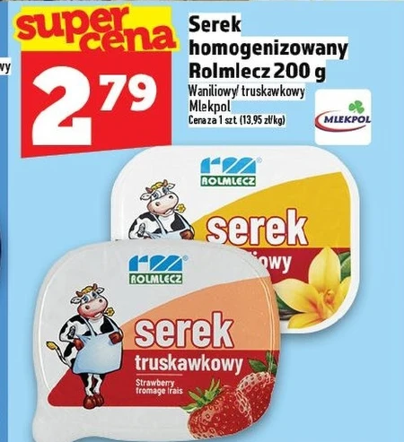 Serek homogenizowany Mlekpol