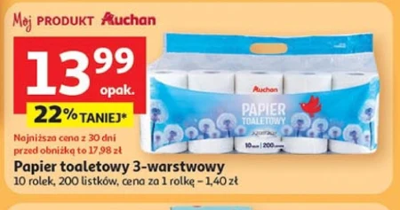Papier toaletowy Auchan