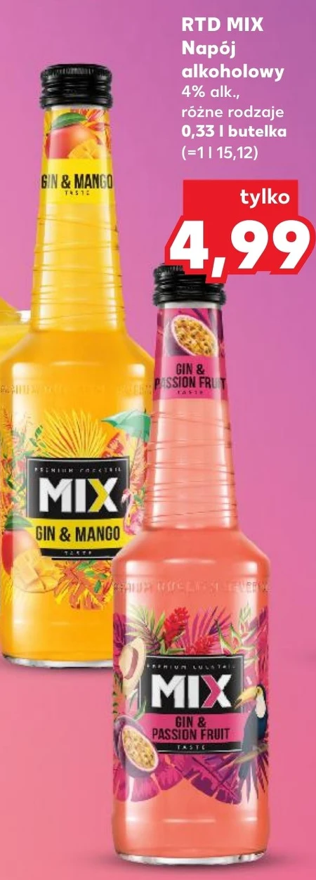 Napój alkoholowy Rtd mix