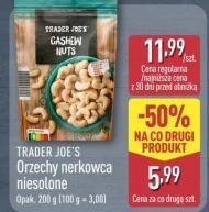Orzechy nerkowca Trader Joe's