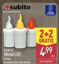 Wkład led do zniczy Subito