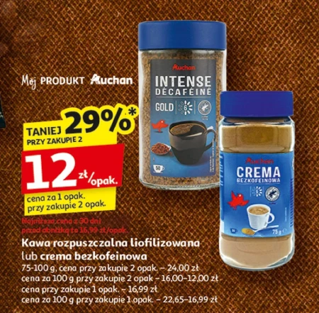 Kawa rozpuszczalna Auchan
