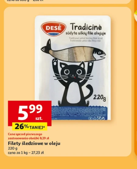 Filety śledziowe Dese