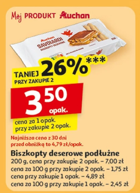 Biszkopty Auchan