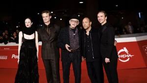 Jan Komasa i obsada filmu "Dobry chłopiec"