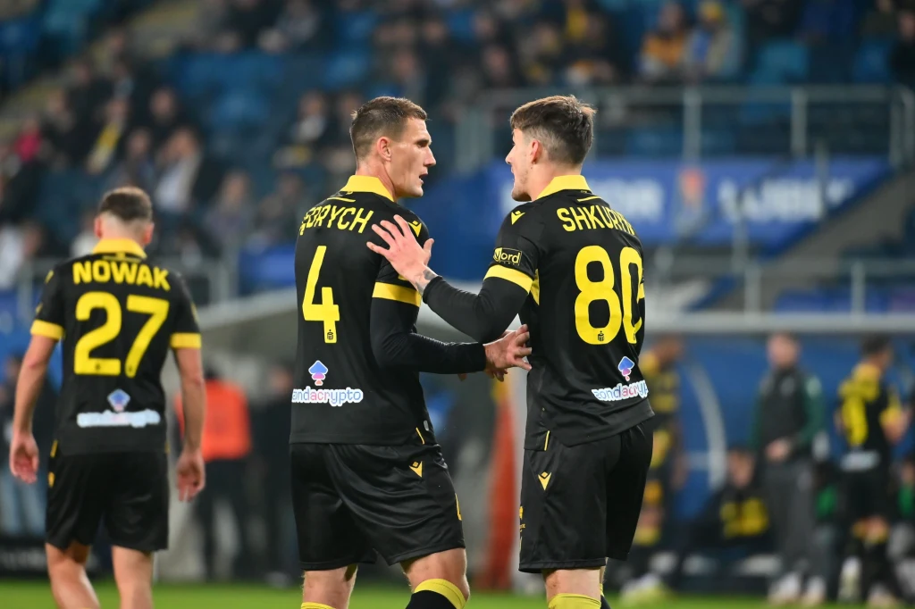 Arkadiusz Jędrych i Ilia Szkurin. Drugi z panów wpisał się dziś na listę strzelców