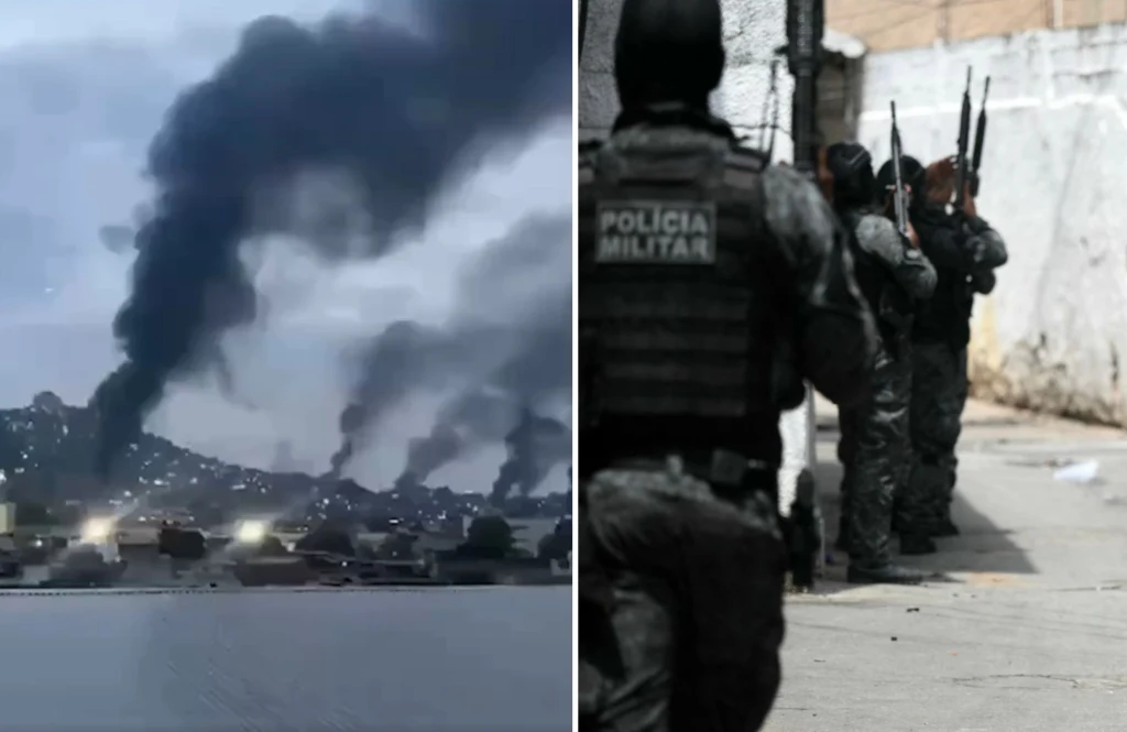 Ogromna akcja policji przeciwko gangom w Rio de Janeiro