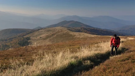 Bieszczady jesienią zachwycają, dlatego warto wybrać się na jeden ze szlaków