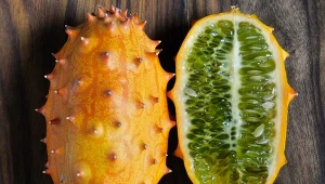 Kiwano to egzotyczny owoc o ciekawym smaku.