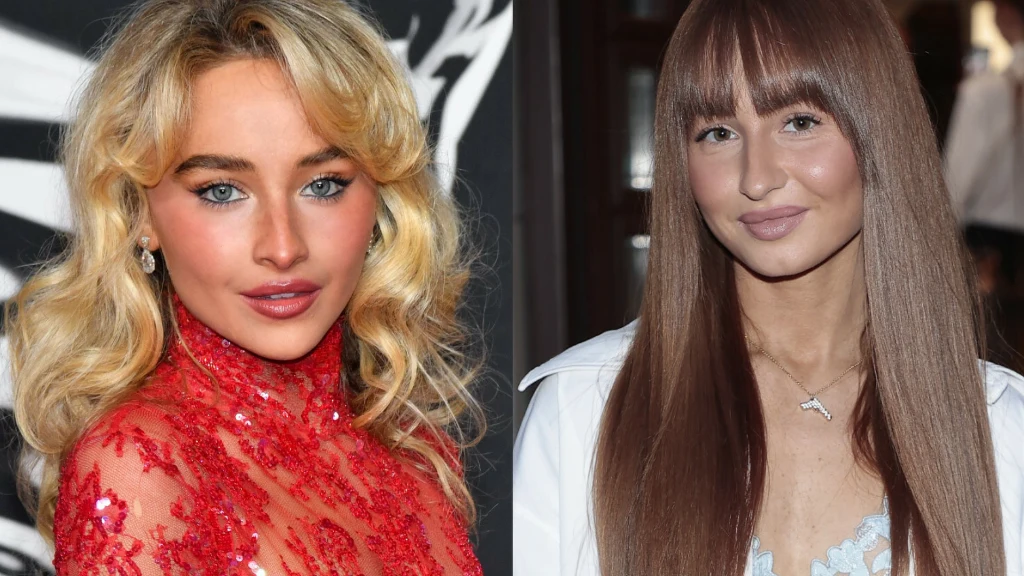 Sabrina Carpenter i Angelika Mucha.