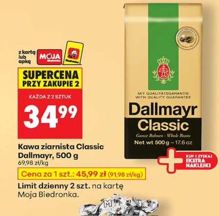 Kawa ziarnista Dallmayr