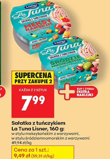 Sałatka z tuńczyka Lisner