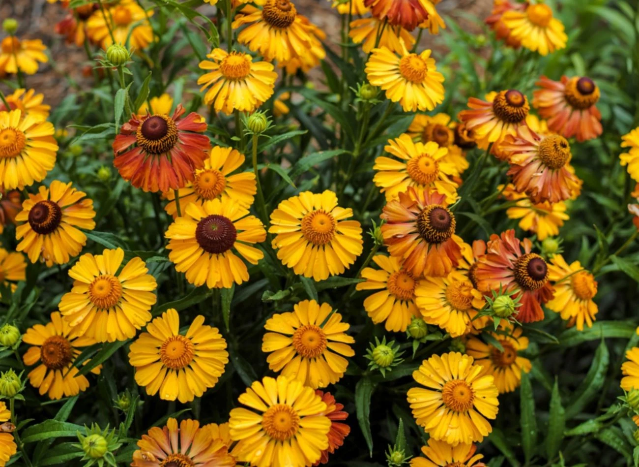 Dzielżan prawie nie ma wymagań, kwitnie do września.