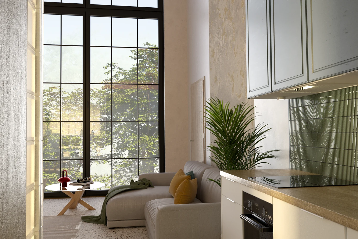 Mięta świetnie odnajduje się w nowoczesnych aranżacjach