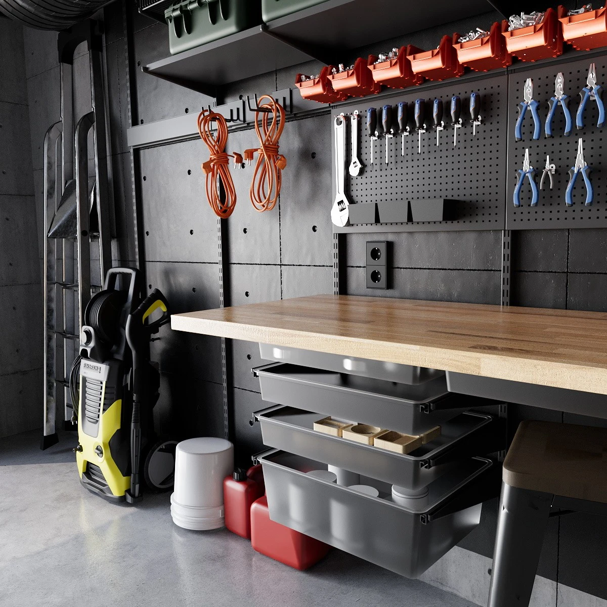 Dostępne w Leroy Merlin systemy przechowywania to klucz do porządku