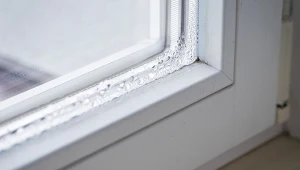 Woda osadzająca się na oknach jest pierwszym znakiem wysokiej wilgotności.