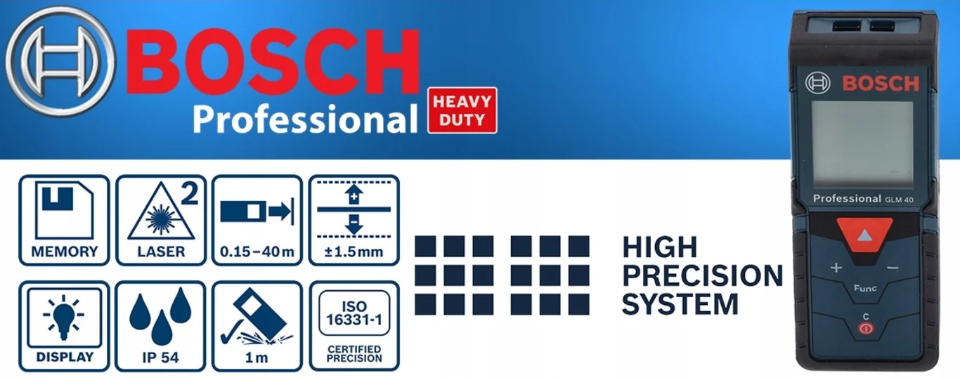 Dalmierz laserowy Bosch GLM 40