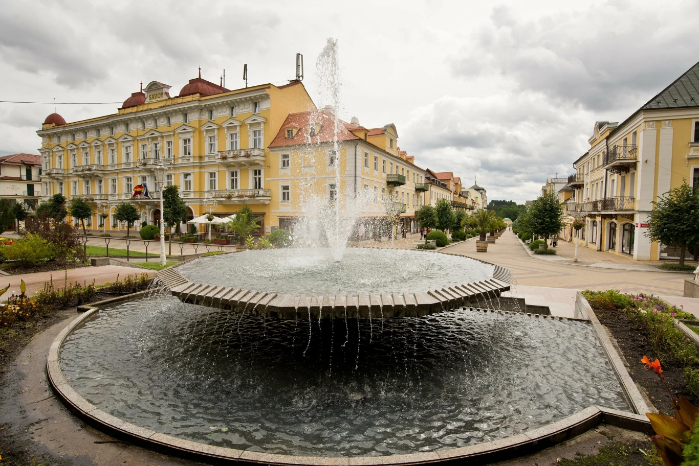 Program OPEN POLSKA funkcjonuje w wybranych hotelach w czterech czeskich uzdrowiskach: Franciszkowe Łaźnie (na zdjęciu), Mariańskie Łaźnie, Karlowe Wary oraz Jáchymov