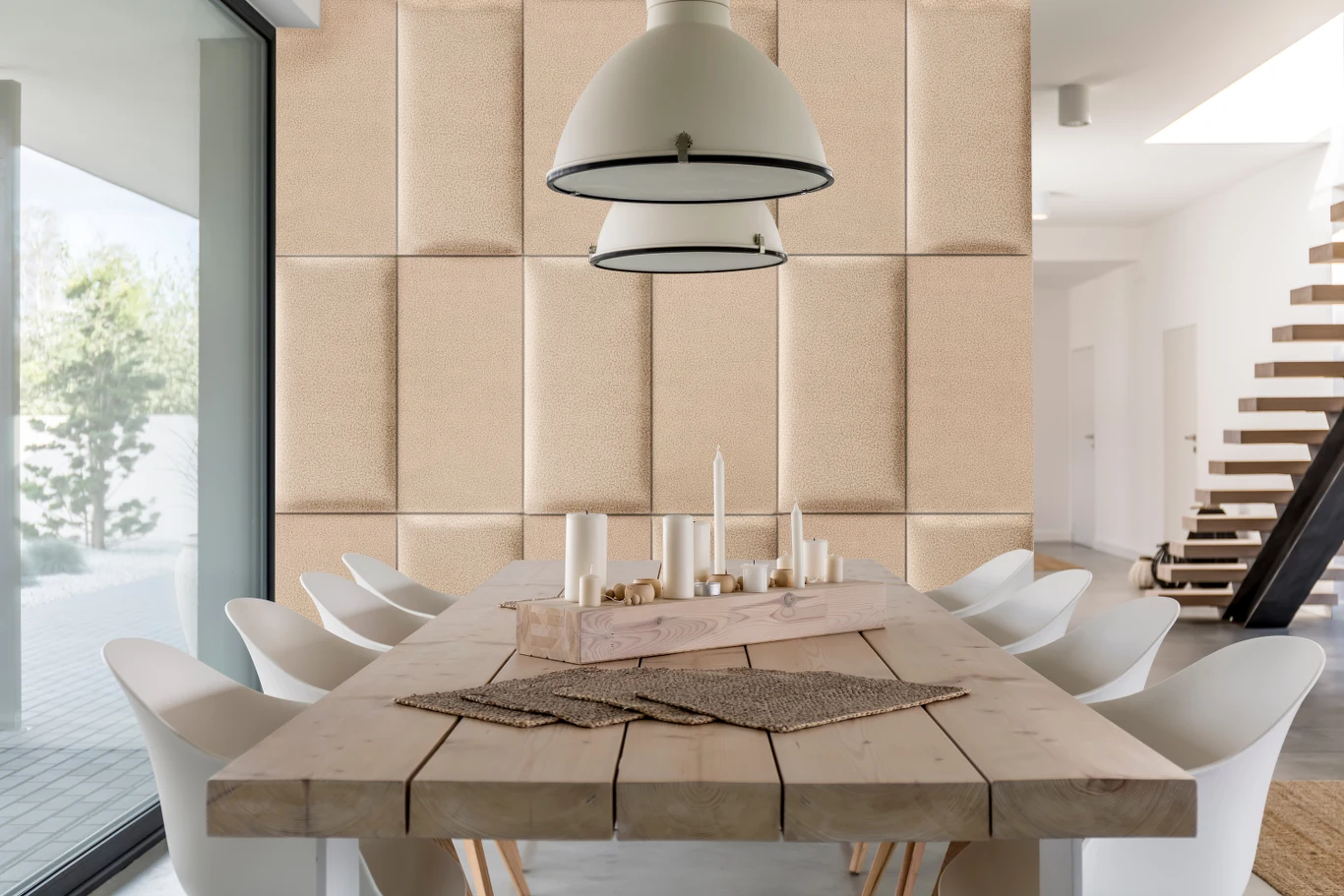 Panele tworzą kameralny klimat sprzyjający wspólnemu biesiadowaniu