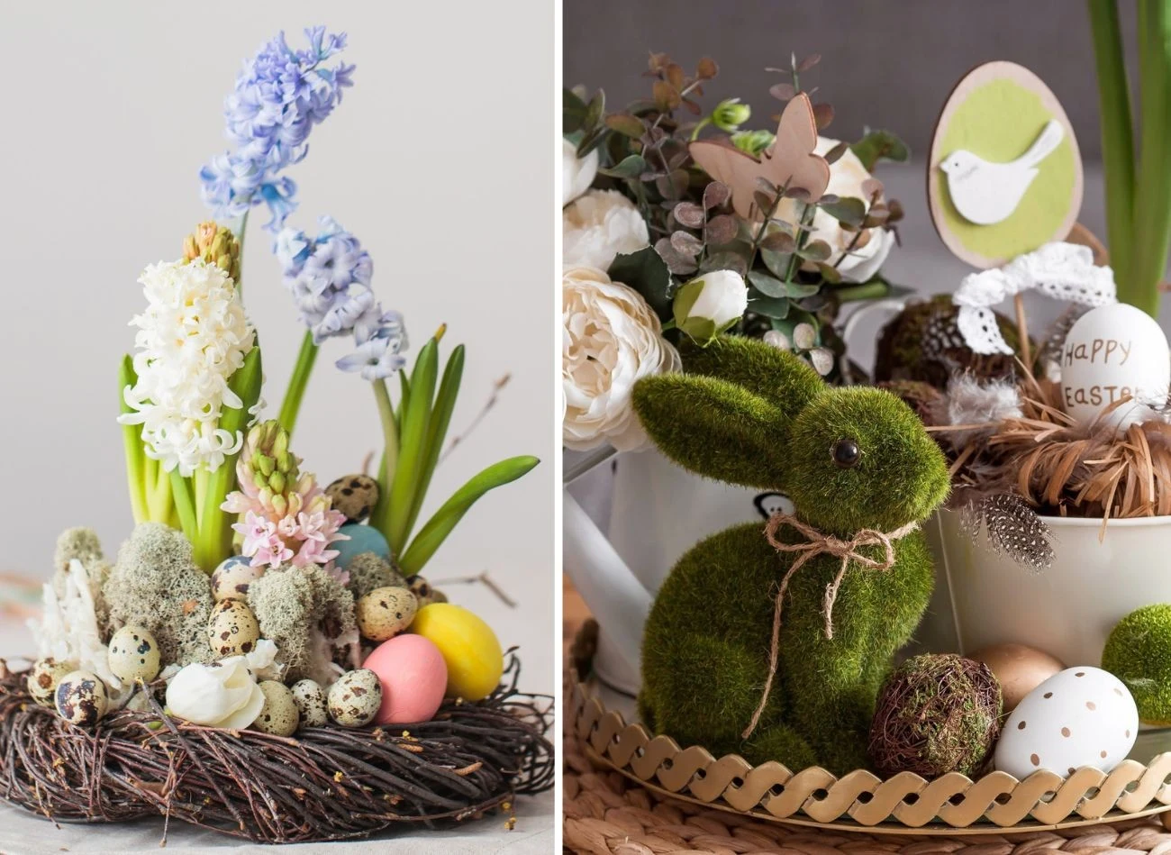W wielkanocnych dekoracjach dominują zgaszone pastele oraz naturalne odcienie i żywe kwiaty. Fot. izhphoto/photojuli