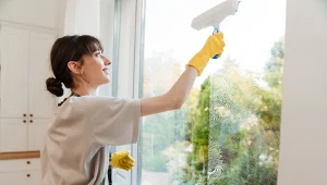 Mycie okien na wiosnę powinno odbywać się przy pochmurnej pogodzie. Umyte szyby koniecznie dokładnie wytrzyj. Zdradzamy patenty na czyste okna bez smug.