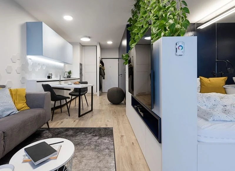 Jasne kolory optycznie powiększą przestrzeń