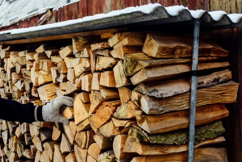 Do palenia w kominku najlepiej nadaje się twarde drewno drzew liściastych