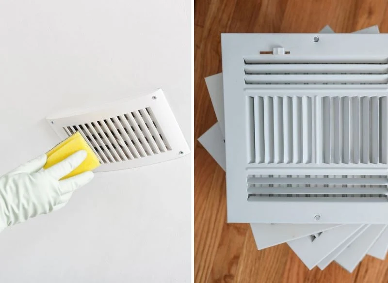 Podczas sprzątania regularnie przecieraj kratki z kurzu i pyłów zebranych na żeberkach