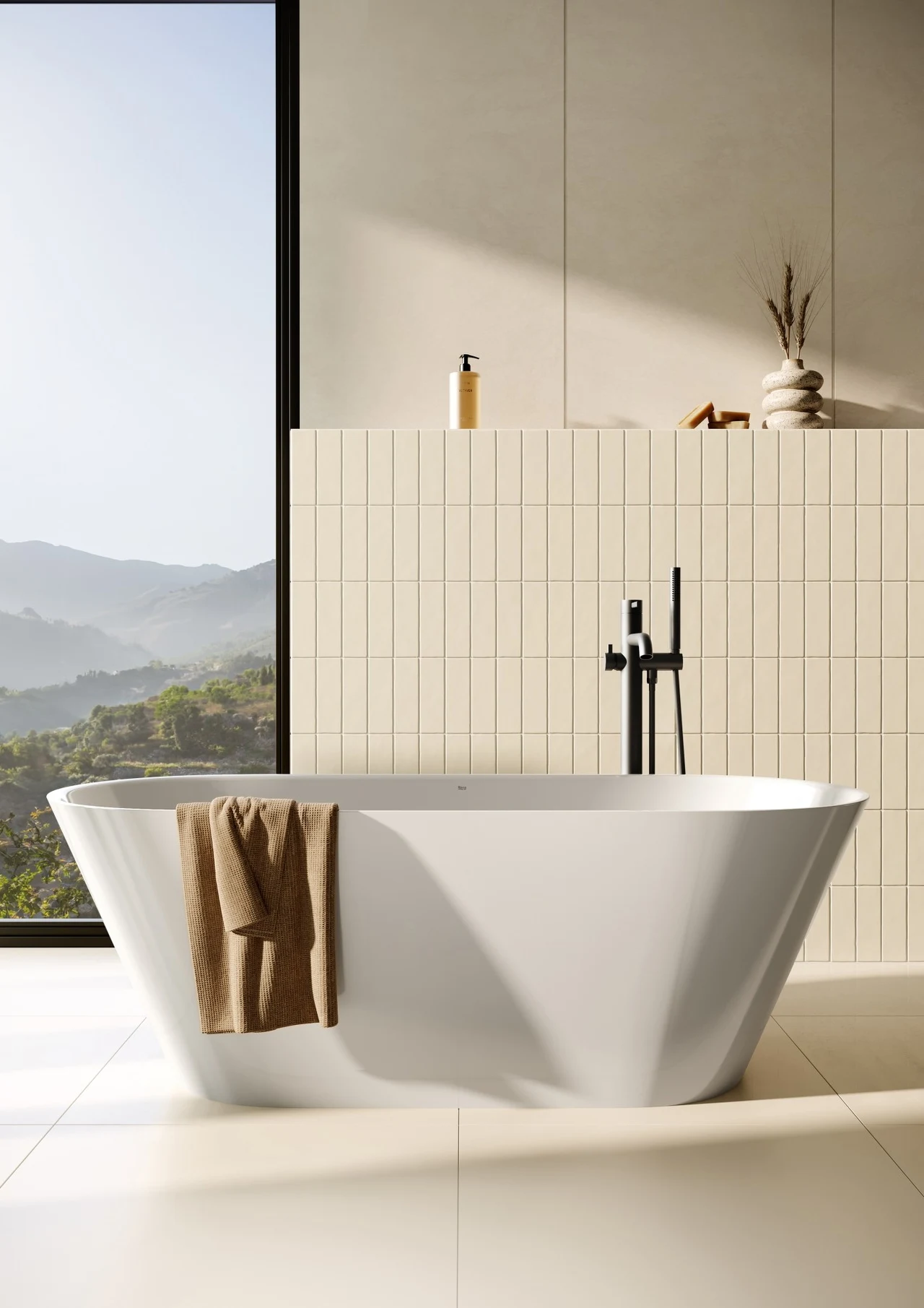 Innowacyjny Stonex® umożliwia także stworzenie niepowtarzalnej strefy wanny