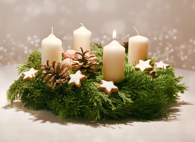 Wieńce adwentowe zdobią domy od setek lat