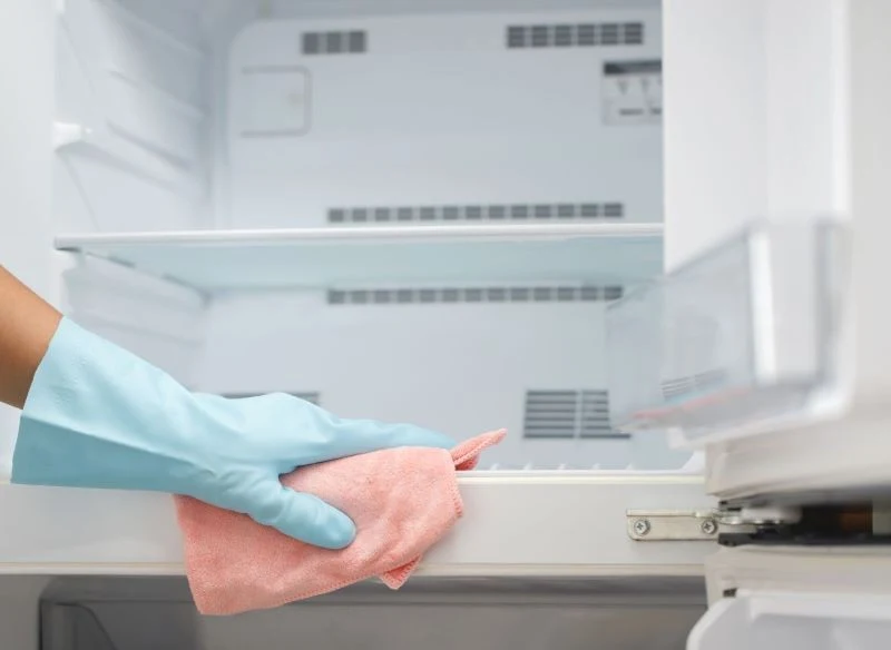 Lodówkę i zamrażarkę myjemy delikatnymi detergentami