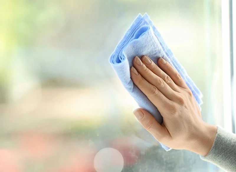 Przetrzyj szybę na próbę wybranym przez siebie warzywem z dwóch poniższych propozycji