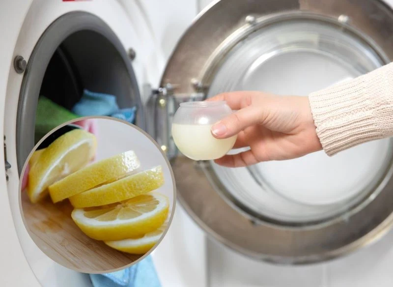 Wyciśnięty sok z cytryny zmieszany z sodą i mydłem tworzy mieszaninę, która doskonale sprawdza się w praniu ręcznym, ale możesz dodać ją również do...