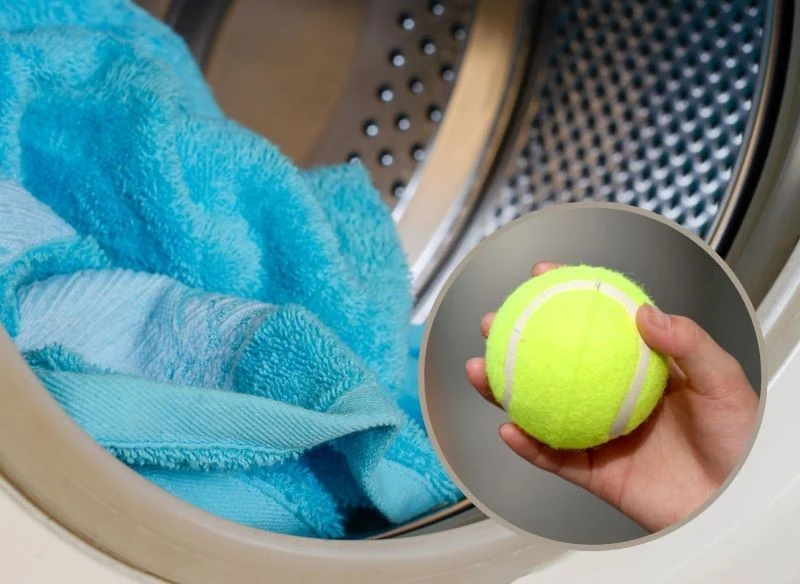 Sposób z piłką nie tylko przywraca miękkość ręcznikom