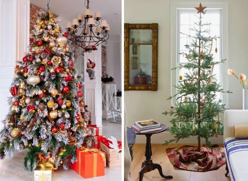 Tradycyjne kolory świąteczne można wyeksponować w nowoczesnej formie - bardziej lub mniej złożonej