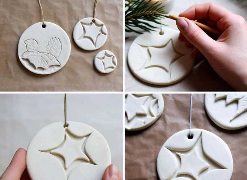 Ozdoby z masy z mąki ziemniaczanej i sody możesz dowolnie formować