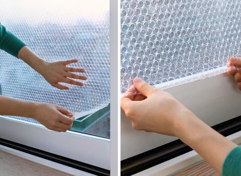 Zabezpieczenie nieszczelnych okien folią to internetowy patent, który cieszy się sporym powodzeniem