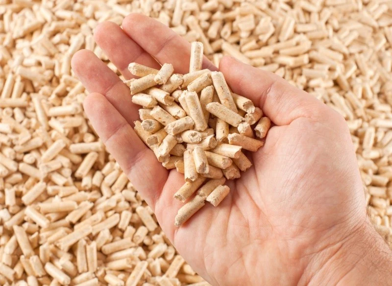 Dobry pellet powinien mieć jednolity kolor drewna