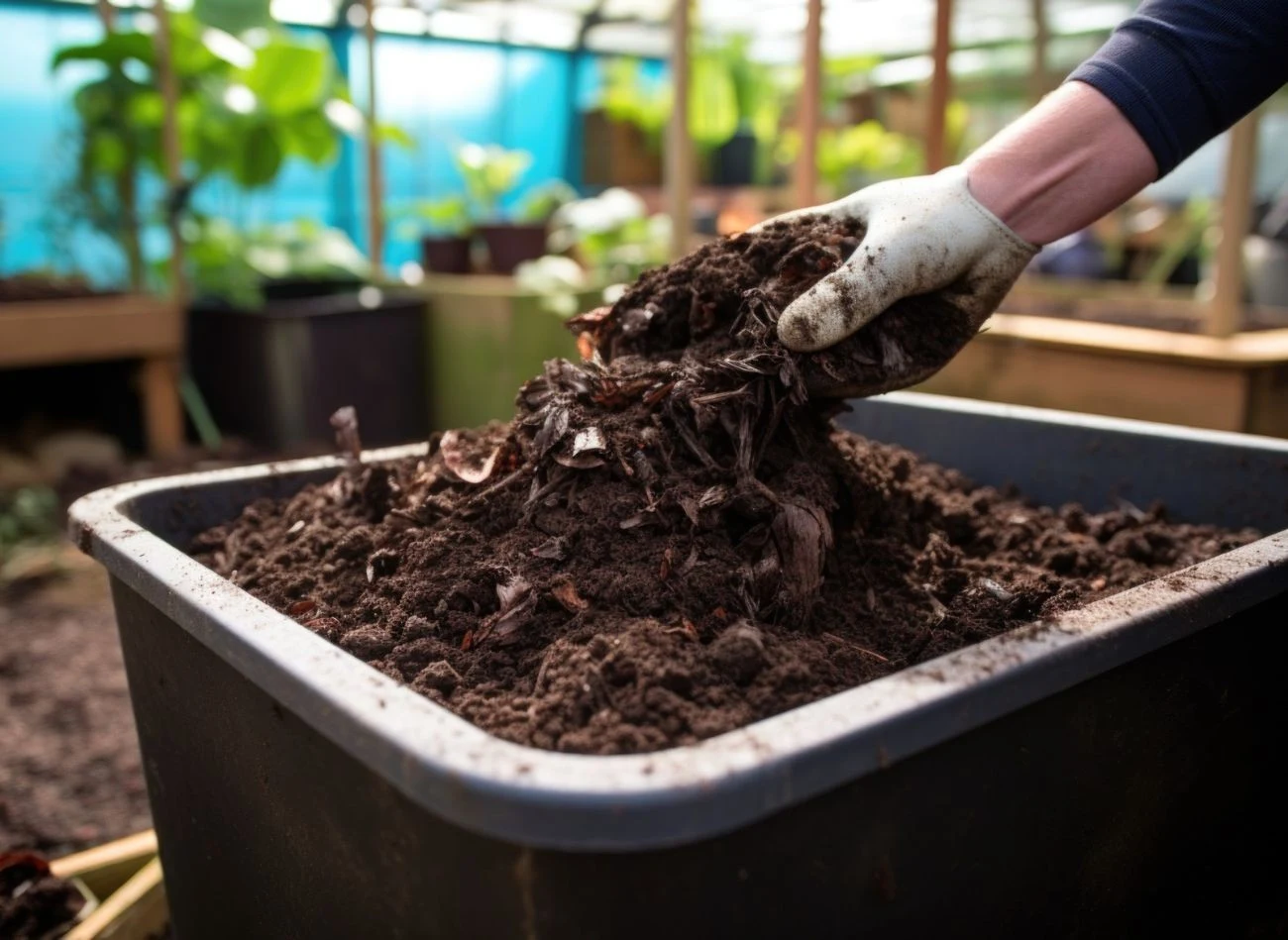 Jeśli gleba z doniczek jest zbyt zbita, warto dodać do niej wermikulit