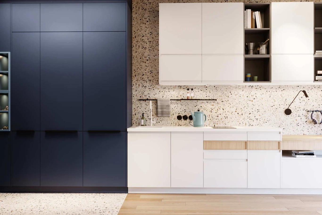 W kawalerkach zazwyczaj spotykamy się z aneksem kuchennym