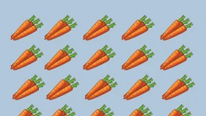 Wytęż wzrok i spróbuj rozwiązać naszą marchewkową zagadkę optyczną.