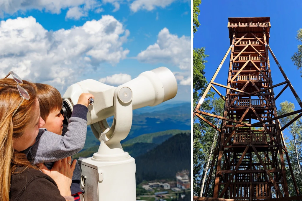 Nowa wieża widokowa została wyposażona w lunetę widokową. Zdjęcie ilustracyjne. Nowa wieża widokowa została wyposażona w lunetę widokową. Zdjęcie ilustracyjne.