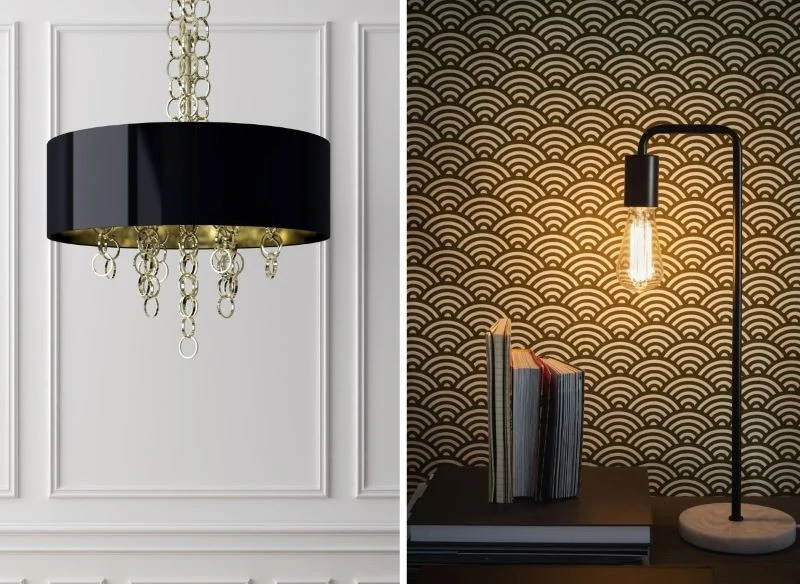 Lampy glamour to detale, które z pewnością wyróżnią się w pomieszczeniu