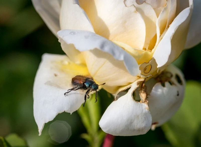 Ogrodnica niszczylistka to groźny szkodnik, przez którego róże mogą nie zakwitnąć