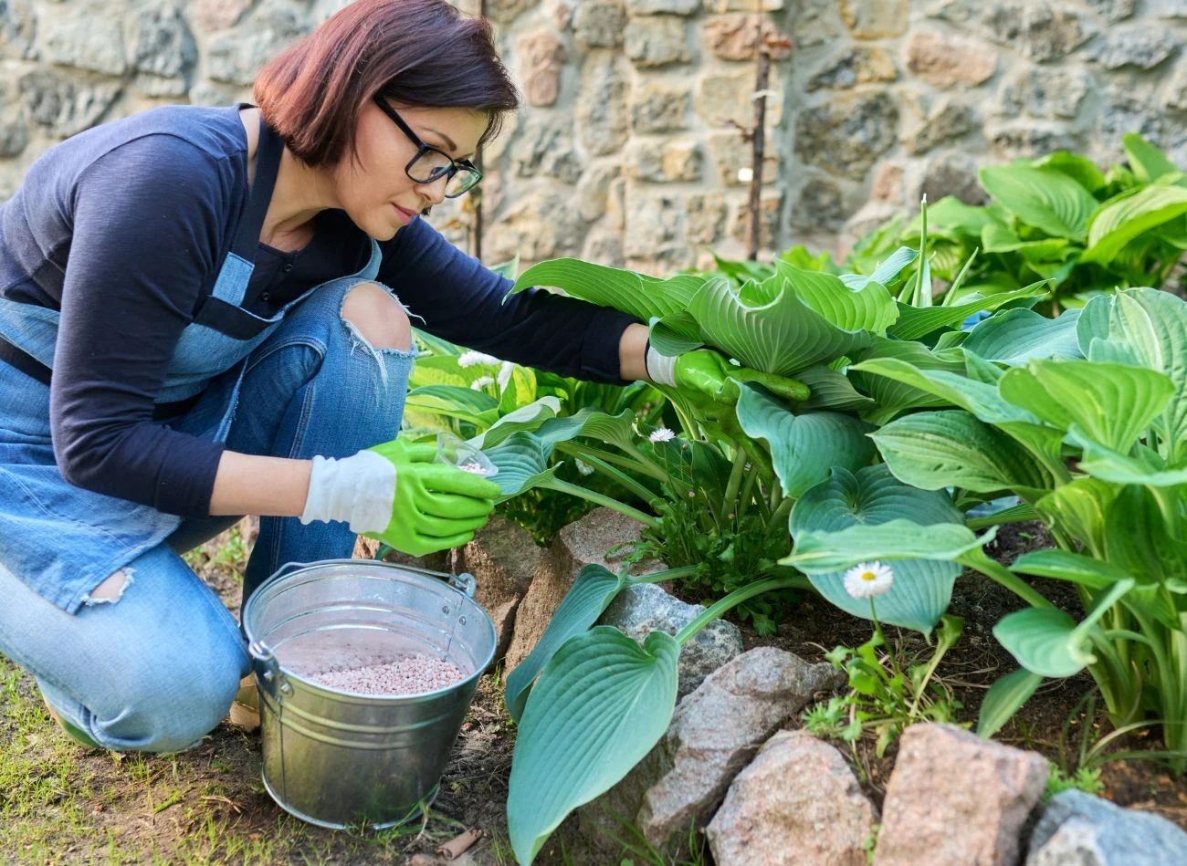 Nawozy sztuczne często stosowane są do kwiatów, bo dają szybkie efekty