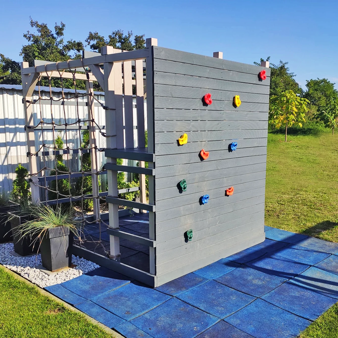 Park linowy we własnym ogrodzie